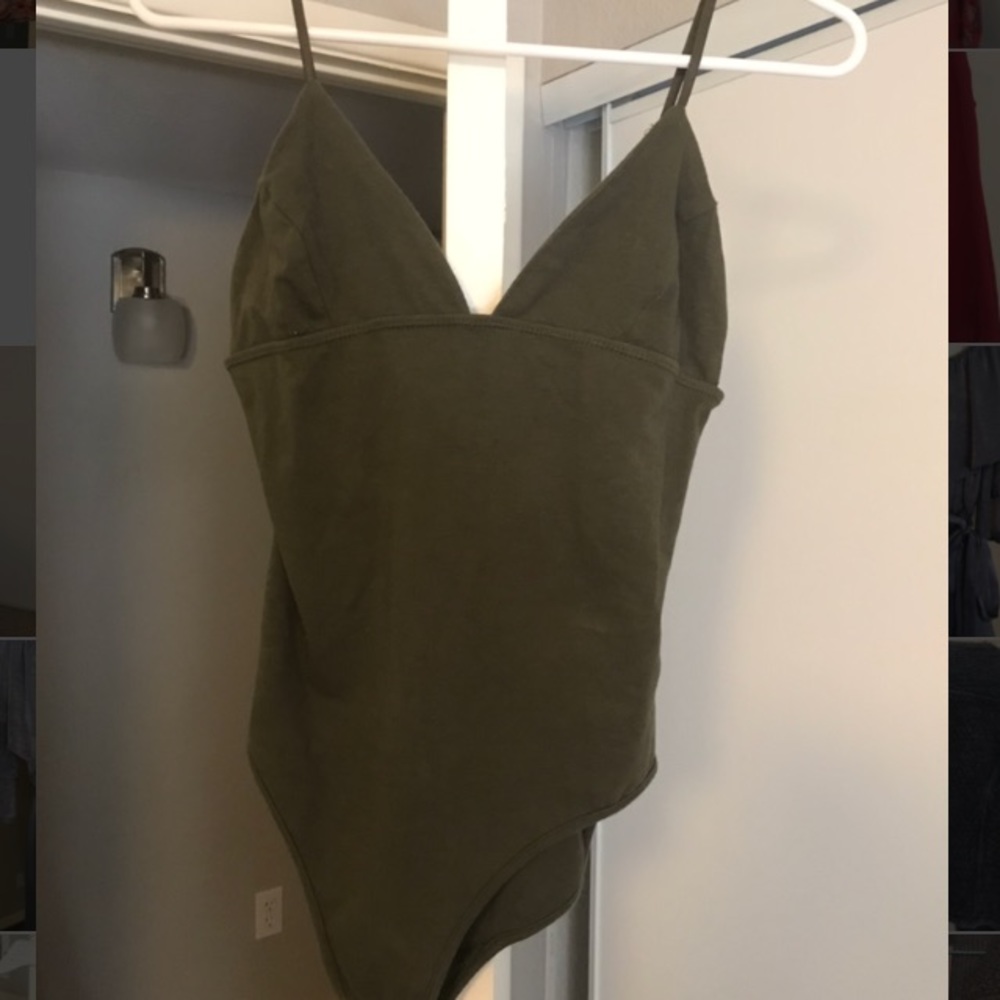 Olive onesie